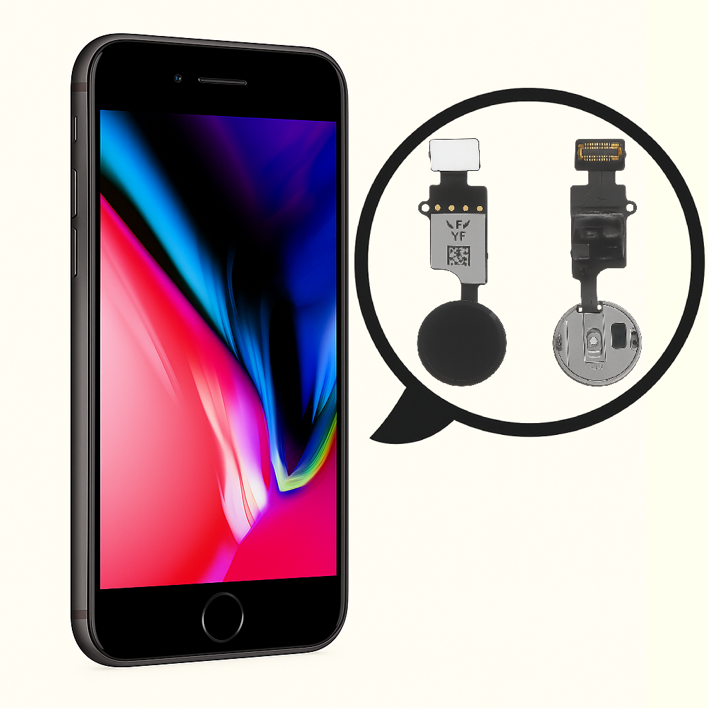 Заміна кнопки HOME iPhone 8 (Black)