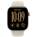 Apple Watch Series 12 GPS 46mm Light Gold Aluminum Case with Sand Sport Band M/L (MJEP4)
