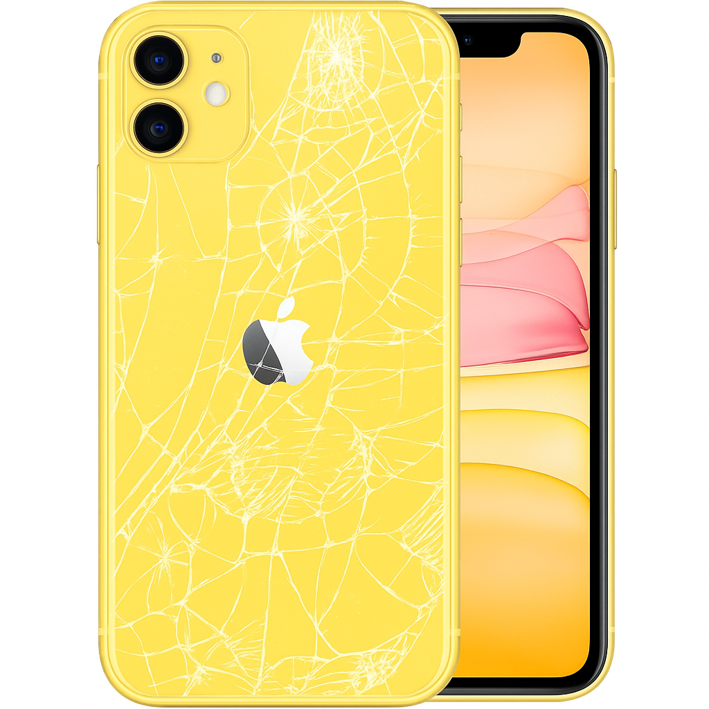 Заміна заднього скла iPhone 11 Yellow