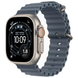Apple Watch Ultra 3 GPS + Cellular 49mm Natural Tit. Case w. Anchor Blue Ocean Band (MEWH4)