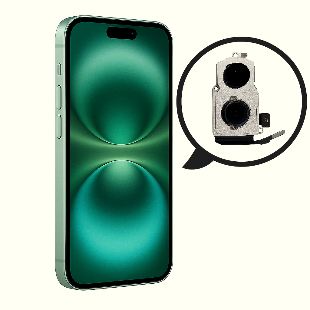 Заміна основної камери iPhone 16 Plus