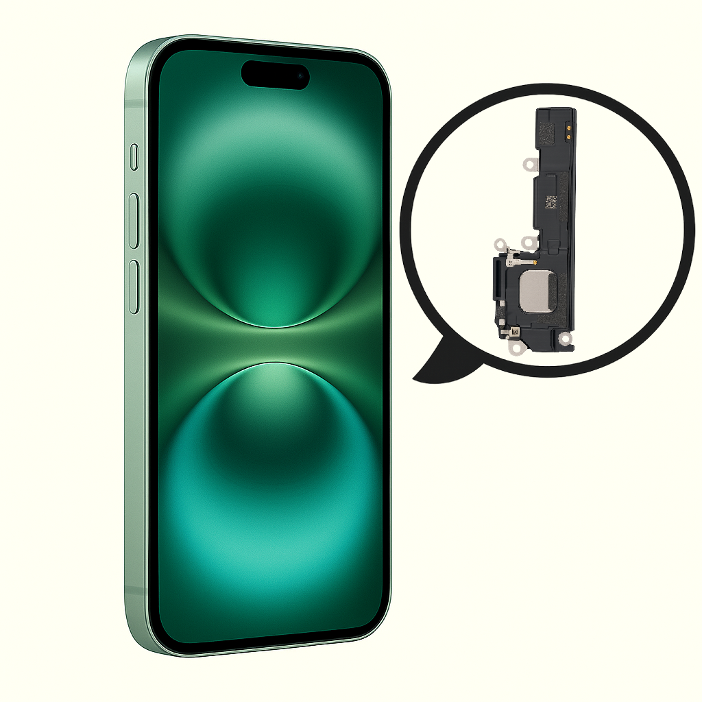 Заміна поліфонічного динаміка iPhone 16 Plus