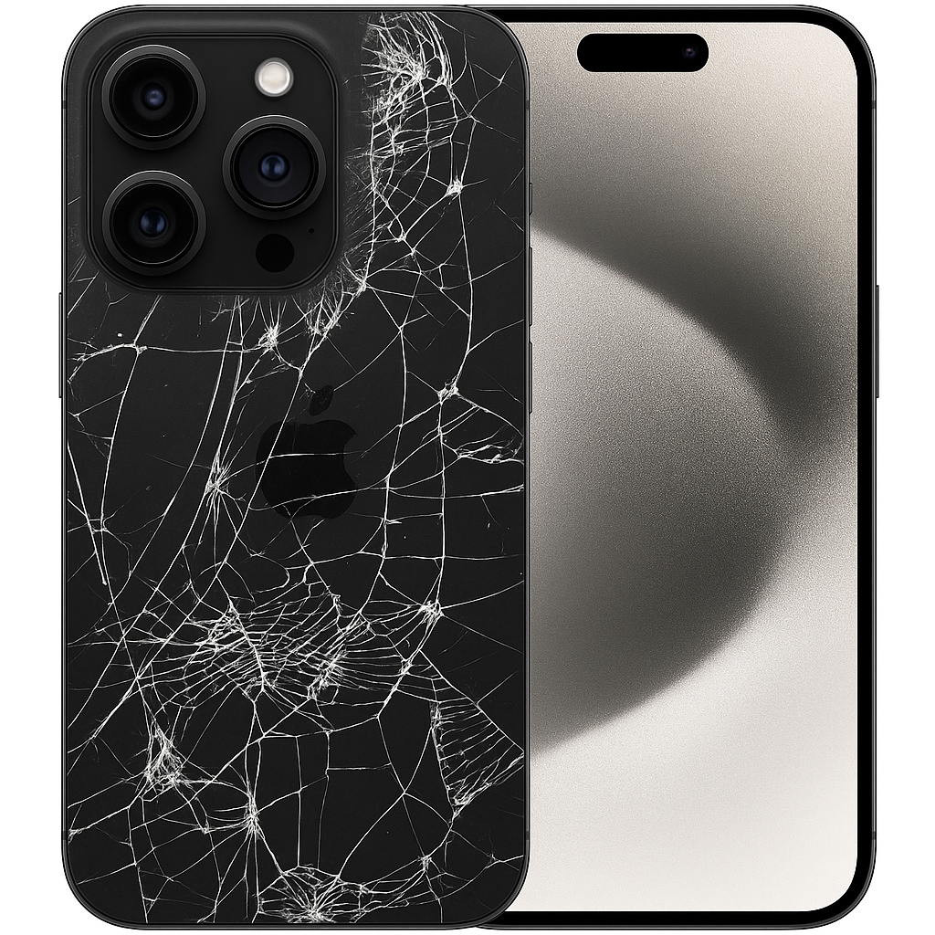 Заміна заднього скла iPhone 15 Pro Max Black Titanium (Аналог)