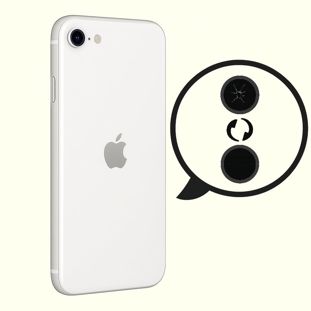 Заміна скла основної камери iPhone SE2