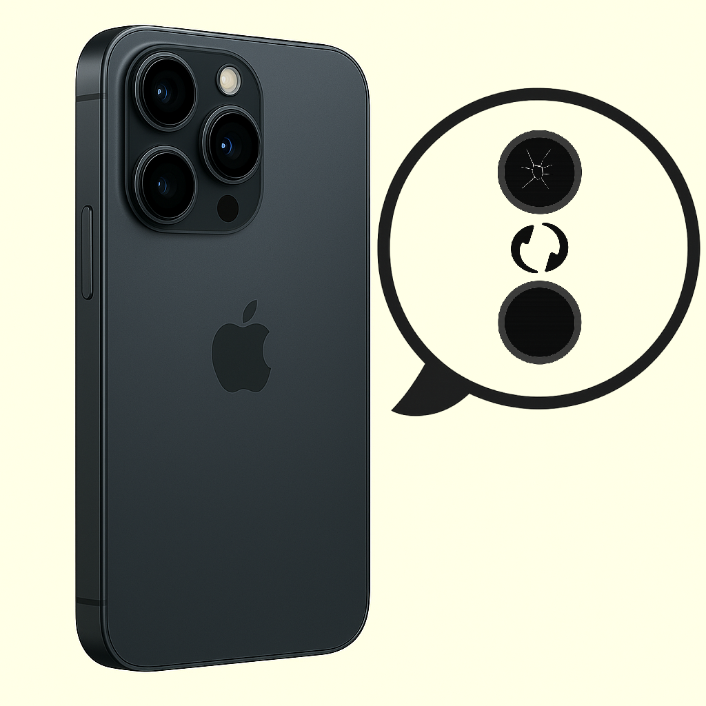 Заміна скла основної камери iPhone 15 Pro