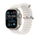 Watch Ultra 2 GPS + Cellular 49mm Titanium Case with White Ocean Band (MREJ3)