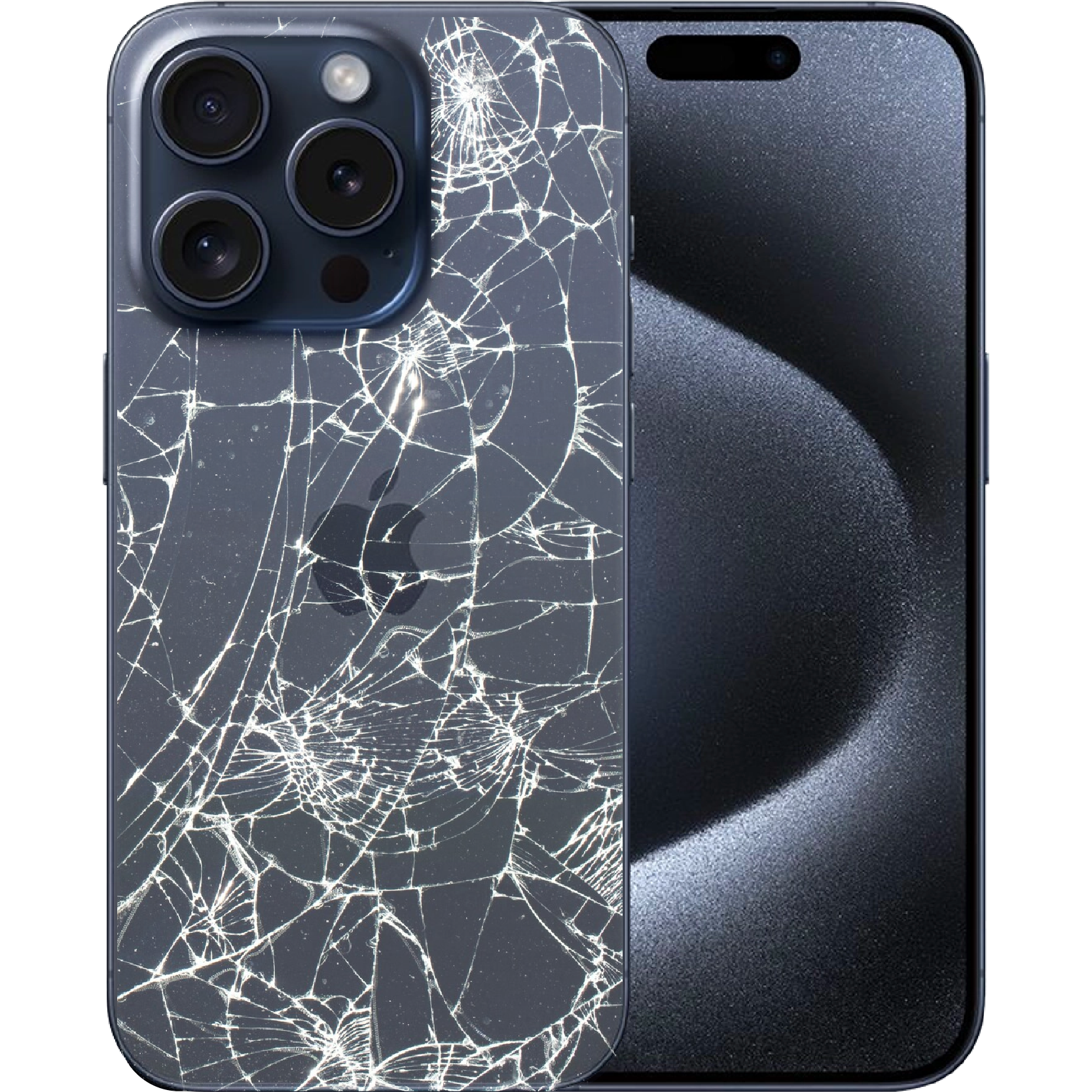 Заміна заднього скла iPhone 15 Pro Blue Titanium (Аналог)