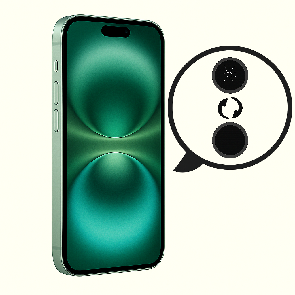 Заміна скла основної камери iPhone 16