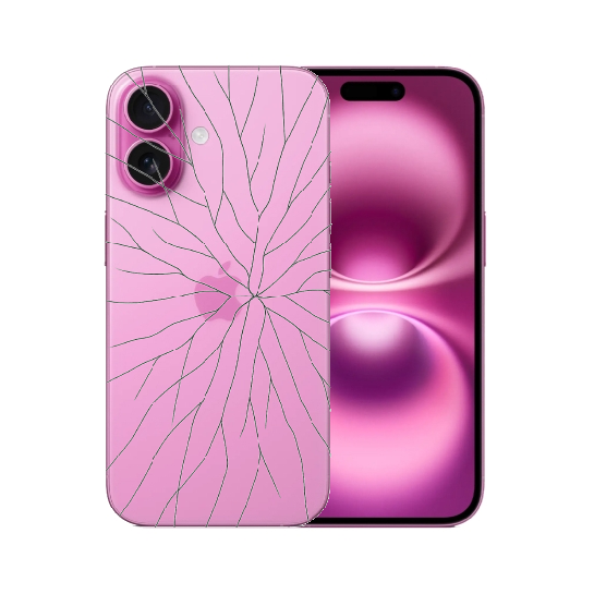 Заміна заднього скла iPhone 16 Pink (Аналог)