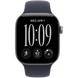 Apple Watch Series 12 GPS 46mm Space Gray Aluminum Case with Navy Blue Sport Band M/L (MJEJ4)